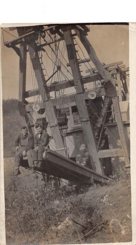 E63/ Yukon Canada RPPC Postcard c1910 Gold Dredge Occupational Mining 2