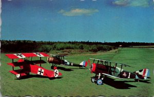 Airplanes SPAD XIII Nieuport 28 Fokker Triplane Owls Head Transportation Muse...