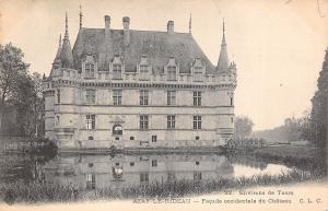 BF3459 azay le rideau facade occidentale du chatea france