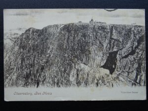 Scotland BEN NEVIS The Observatory on the Summit c1903 UB Postcard by Valentine