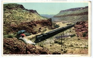 13706 Santa Fe Train in Crozier Canyon, Arizona