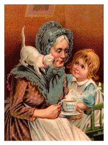 Royal Java Coffee , Dogs and cat ,  3 Trade Cards