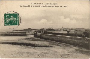 CPA Ile de Ré - St-MARTIN-Vue d'ensemble de la Citadelle (45409)