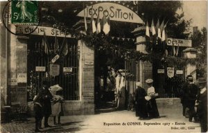 CPA AK Expo de COSNE 1907 l'Entrée (860596)