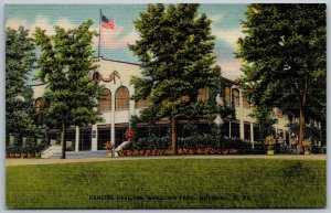 Wheeling West Virginia 1940s Postcard Dancing Pavlion