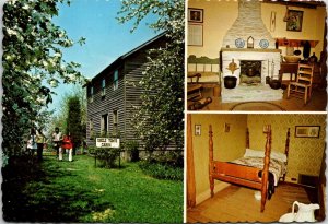 CONTINENTAL SIZE POSTCARD UNCLE TOM'S CABIN HOSTORIC SITE DRESDEN ONTARIO CANADA