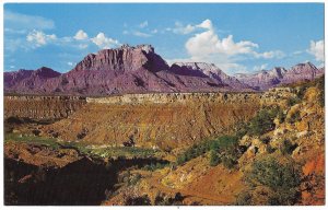 Temples and Towers of Virgin from Big Plains Road South of Zion National Park