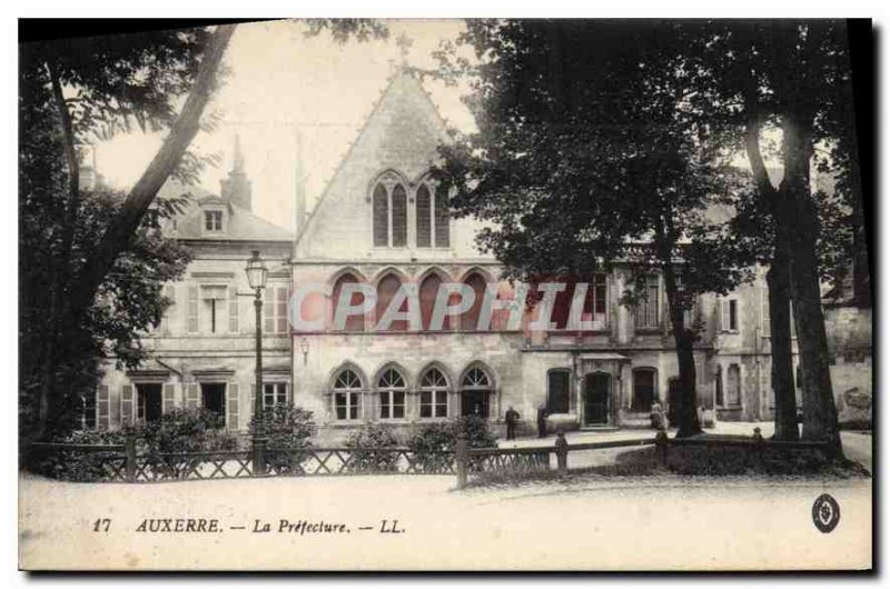 Postcard The Old Auxerre Prefecture