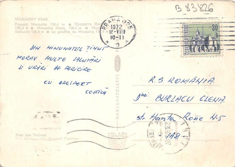 B83826 czech republic moravsky kras propast macocha