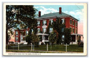 Wentworth Home For the Aged Dover New Hampshire NH UNP WB Postcard H20