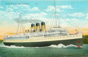 Steamship, C.P.R.S.S.S. Princess Kathleen, John Brown & Company,Coast Pub 103930