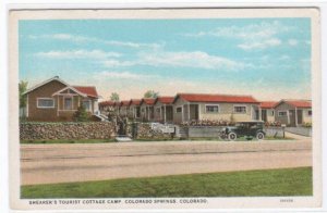 Shearers Tourist Cottage Camp Colorado Springs postcard