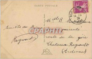 Old Postcard Reims Fontaine Sube