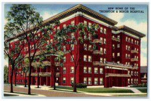 c1930's New Home of the Thornton & Minor Hospital Kansas City MO Postcard