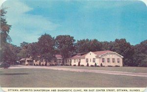 Arthritis Ottawa Sanitarium Diagnostic Clinic Illinois Postcard Dexter 10896