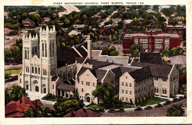 Texas Fort Worth First Methodist Church 1943