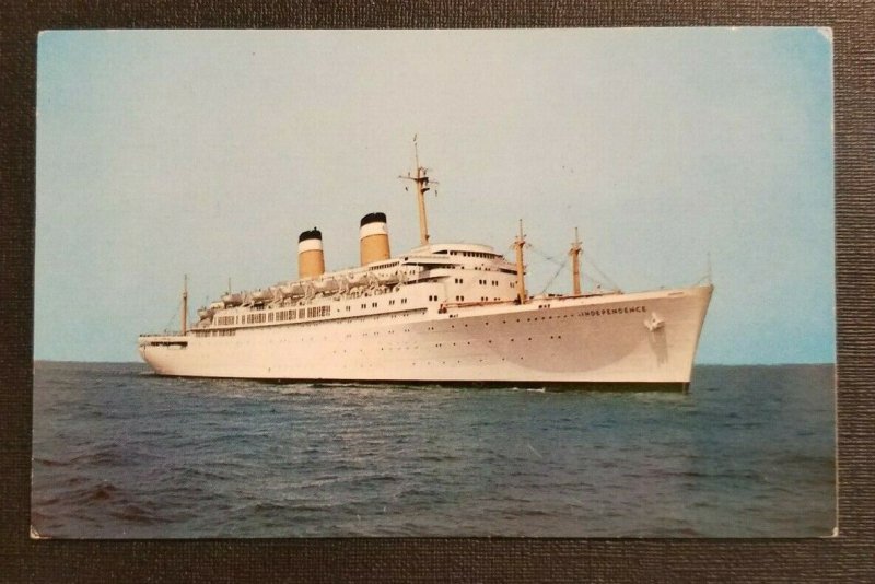 Mint Vintage Photo Postcard Steamer SS Independence American Export Lines