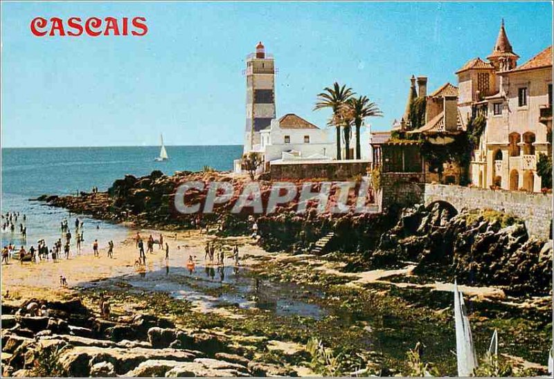 Postcard Modern Cascais Portugal