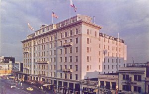 San Francisco California 1950s Postcard Whitcomb Hotel