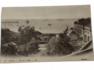 Early 1900s Antique postcard. Carte Postale 27 Brest. Vue Sur la Rade- LL