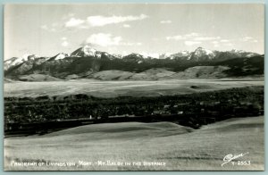 RPPC Panorama Mt Baldy Livingston Montana MT Sanborn Photo Y-2553 Postcard E13