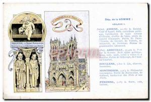 Old Postcard Amiens Somme