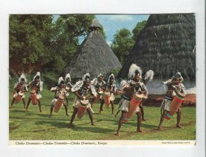 470831 Africa Kenya Chuka Drummers real posted airmail to Germany mineralogy Old