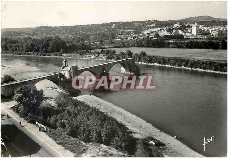 Postcard Modern Avignon (Vaucluse) Bridge St. Benezet