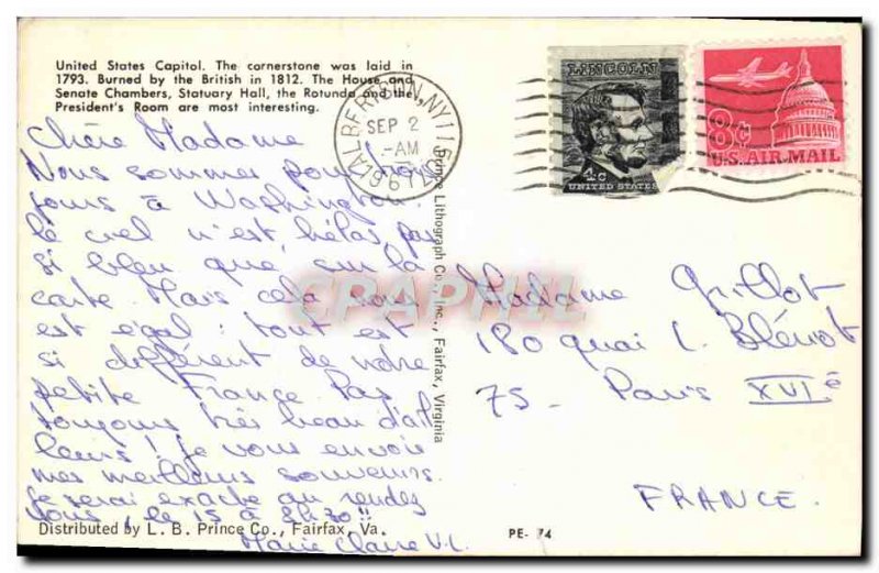 Old Postcard United States Capitol