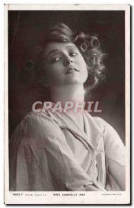 Postcard Old Theater Miss Gabrielle Ray