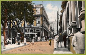 af2946 - VENEZUELA - VINTAGE POSTCARD - Caracas - Esquina de la Torre