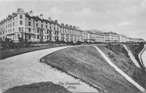 Filey Yorkshire England~The Crescent RPPC Vintage Postcard Edwardian Era