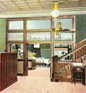 1910 Mit-Way Hotel Office Emporia KS Kansas Vintage Postcard Standard View Card