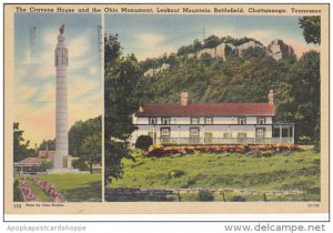 Craven House and Ohio Monument Lookout Mountain Chattanooga Tennessee 1943