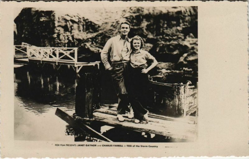 CPA Janet Gaynor and Charles Farrell FILM STAR (1072339)