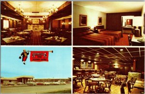 Ramada Inn Clinton OK Multi View Vintage Postcard D12