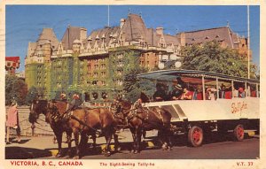 Sight seeig Tally ho Victoria, BC, Canada 