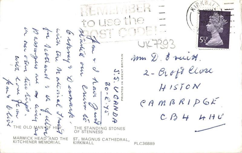 uk7393 orkney scotland  uk