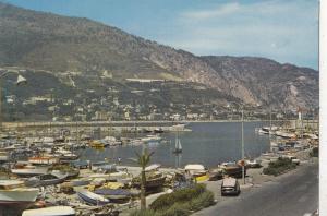 BF22075 menton a m le petit port de plaisence  ship car france  front/back image