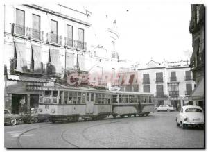 Postcard Modern Sevilla San Jorge train to Camas