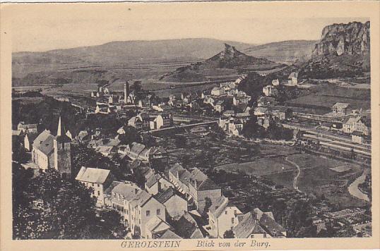 Germany Gerolstein Blick von der Burg