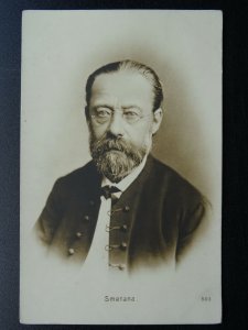 Musical Czech Composer BEDRICH SMETANA - Old RP Postcard