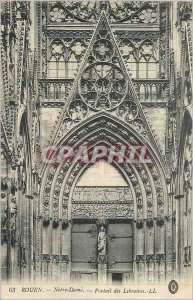 Old Postcard Rouen Notre Dame Portal Booksellers