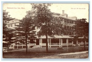 1911 Greenock Inn Building Lee Massachusetts MA Posted Antique Postcard