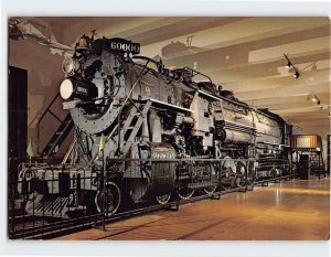 Postcard Baldwin Locomotive #60,000, The Franklin Instate Science Museum, PA
