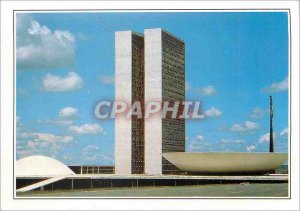 Postcard Modern Brasil Brasilia the House of Representatives of the twentieth...