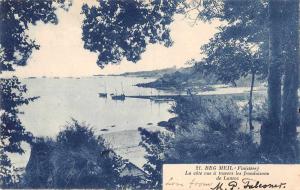 Beg Meil France Finistere Scenic View Antique Postcard J48103