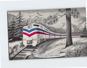 Postcard Freedom Train Crosses America