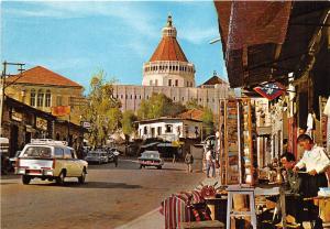 BG9527 nazareth partial view with the new church of annunciation car israel