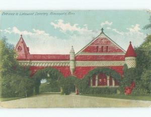 Divided-Back CEMETERY GRAVEYARD Minneapolis Minnesota MN E3307